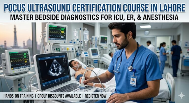 POCUS ultrasound certification course in Lahore