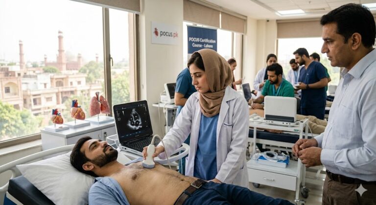 POCUS ultrasound certification course in lahore