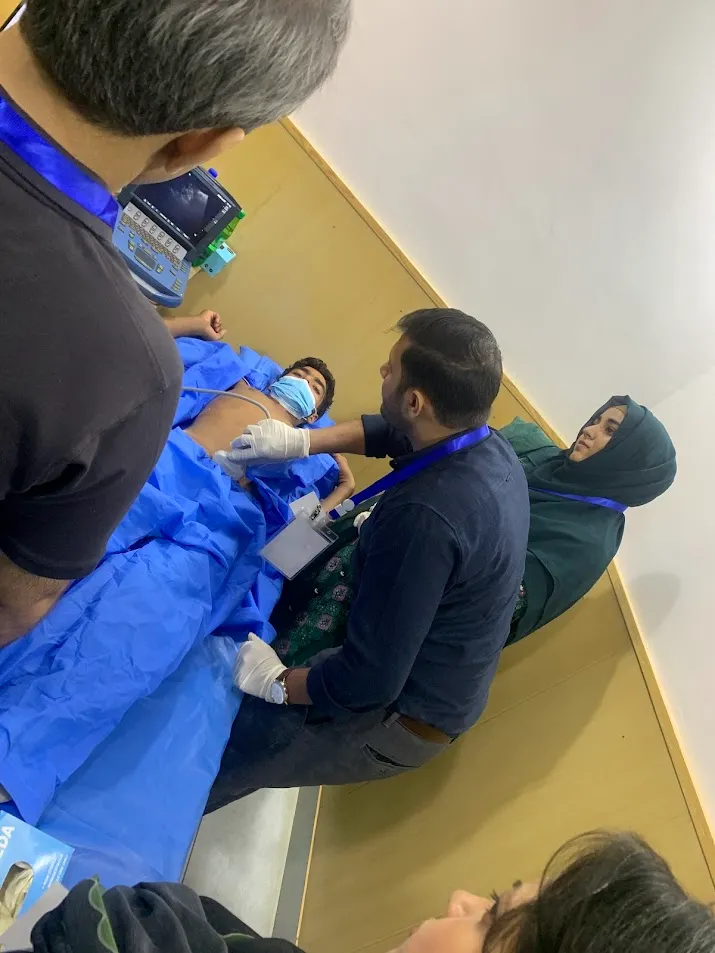 POCUS Hands-on Workshop in Lahore Pakistan