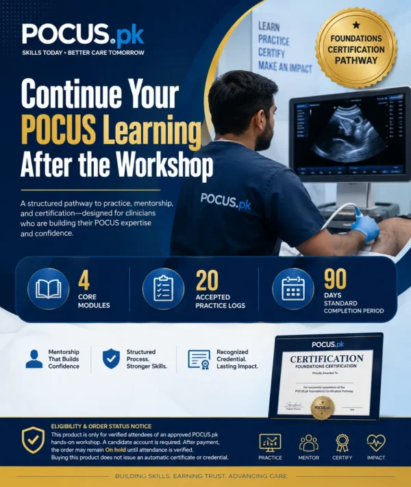pocus-certification-pakistan POCUS Foundations Certification Pathway
