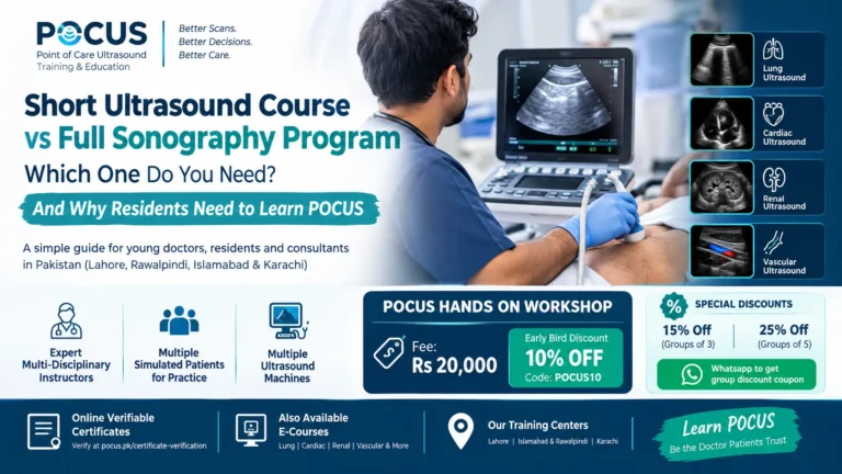 short ultrasound course vs sonography